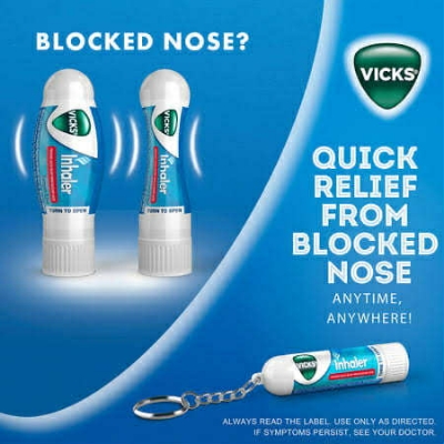 Picture of Vicks Nasal Inhaler 0.5ml with Keychain