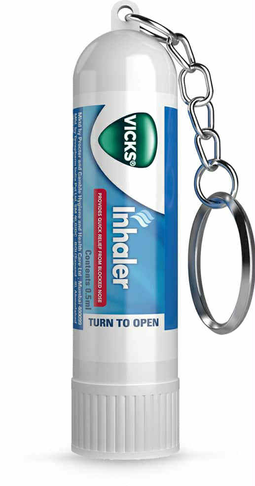 Picture of Vicks Nasal Inhaler 0.5ml with Keychain