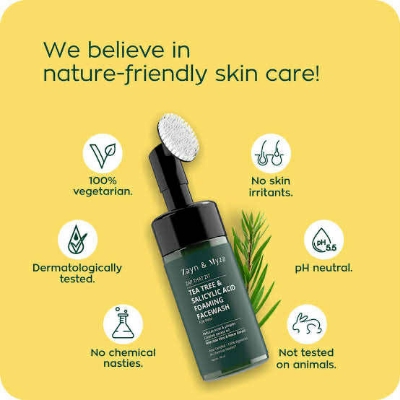 Picture of Face refreshment ZM Tea Tree Foaming face wash Used for male - 100 ml