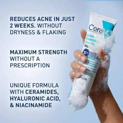 Picture of CeraVe Acne Foaming Cream Cleanser 150ml 2025