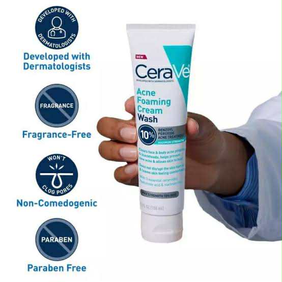 Picture of CeraVe Acne Foaming Cream Cleanser 150ml 2025