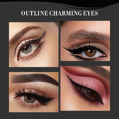Picture of IMAGIC Gel Eyeliner Pen Long lasting Waterproof Kajal Eyeliner - Black