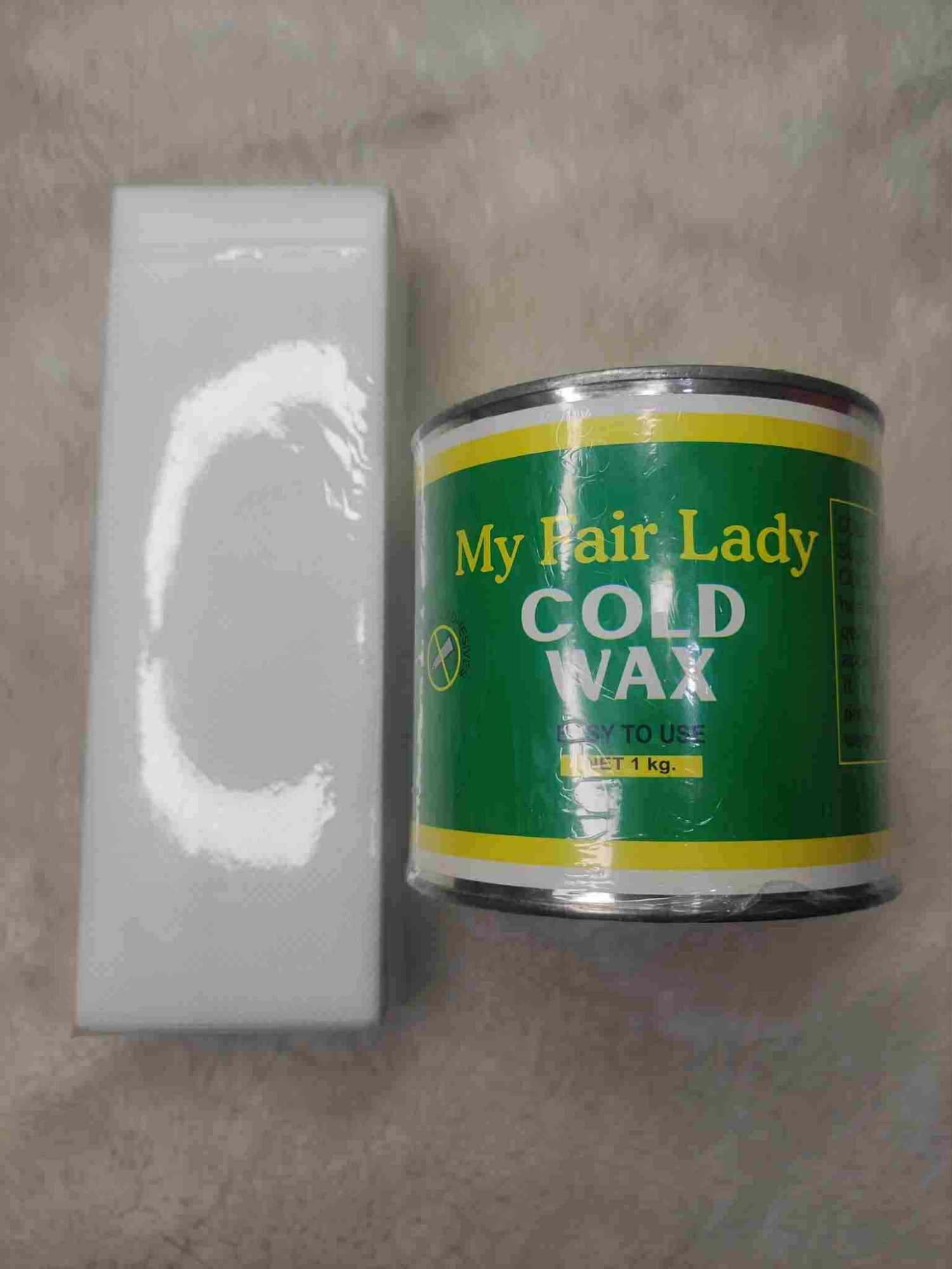 Picture of My Fair Lady Cold Wax Easy To Use 200ml Body Hair Removal with WAX Paper 80pcs Combo