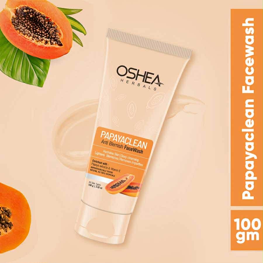 Picture of Oshea Herbals Papayaclean Anti Blemishes Face Wash 100 ml