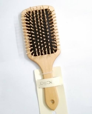 Picture of Cecilie Fashion Paddle Cushion Large Size Wooden Hair Brush