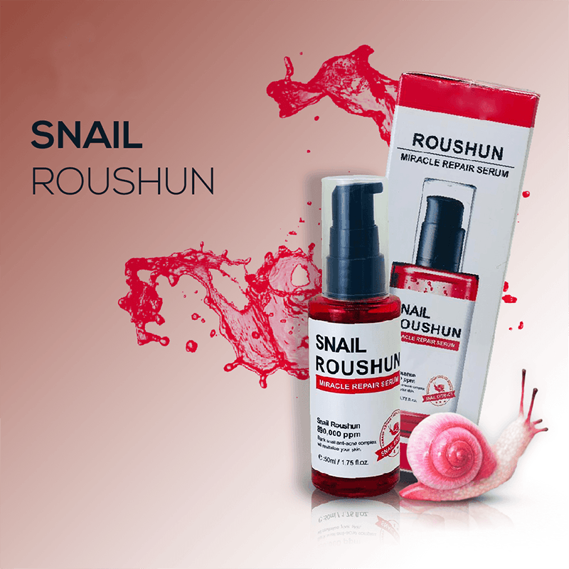 Picture of ROUSHUN MIRACLE REPAIR SNAIL EXTRACT HYALURONIC ACID SERUM 50 ml