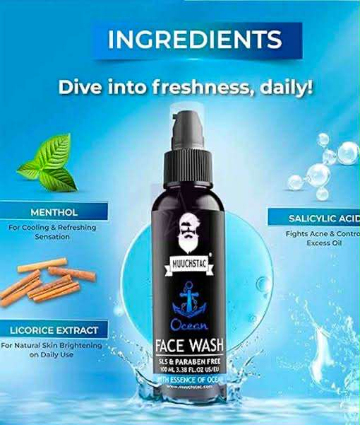 Picture of Muuchstac Men’s Ocean Face Wash-100 ml