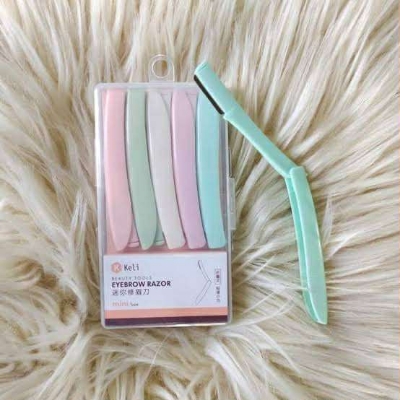 Picture of Keli Eye Brow Razor Mini Type 5 Pcs Pack of Disposable Blades for Eyebrow Trimming