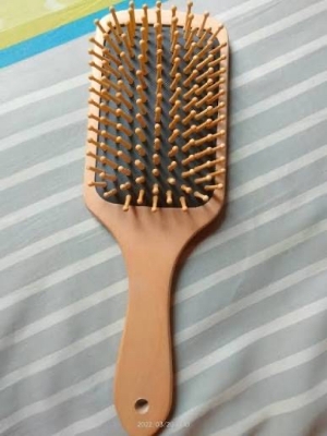 Picture of Cecilie Fashion Paddle Cushion Large Size Wooden Hair Brush