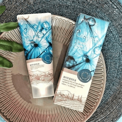 Picture of 3W Clinic Collagen Foam Cleansing 100ml - Face Wash - Face Wash