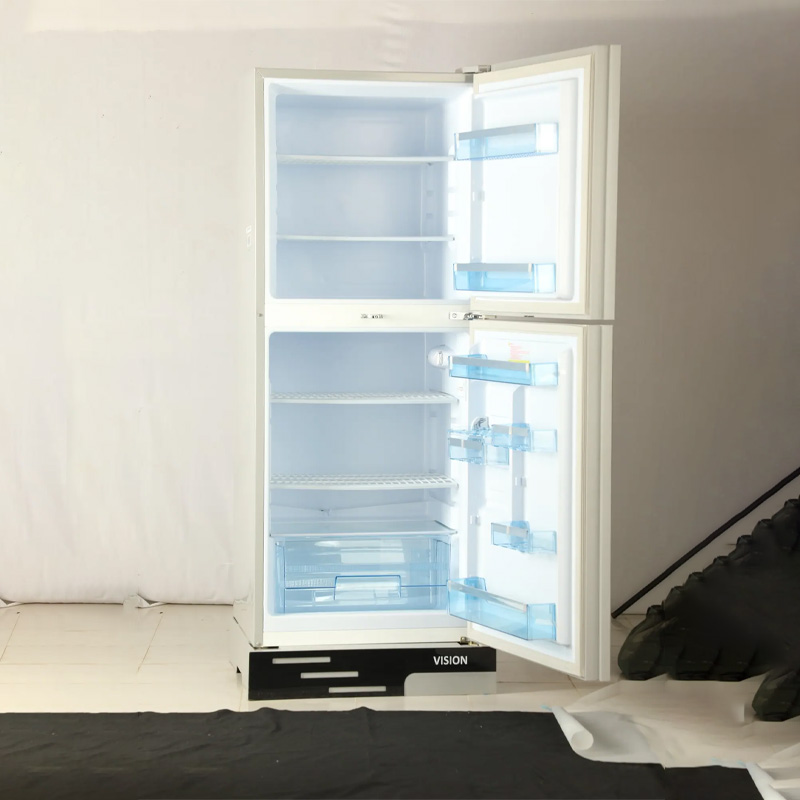 Picture of VISION Glass Door Refrigerator RE-280 Liter Vase W Magnolia Flower Top Mount