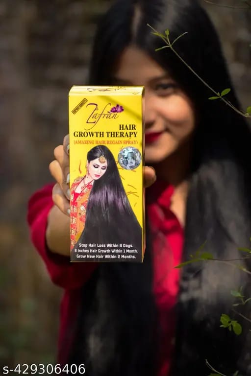 Picture of Zafran Hair Loss Combo - Zafran Hair Growth Therapy Oil 150ml & Zafran Hair Mask 120ml