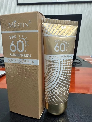 Picture of MESTIN sunscreen SPF 60 SUPER SUNSCREEN POWERFRICTION RESISTONTLIGHT FEXTURE