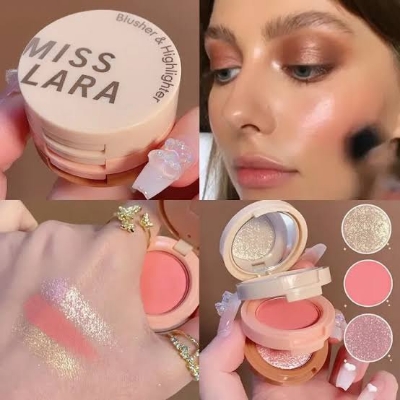 Picture of Miss Lara 3 in 1 Blush & Highlighter Palette
