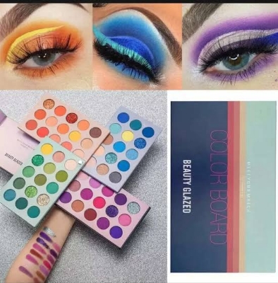 Picture of BEAUTY GLAZED New Color Board Eyeshadow Palette 60 Colors Eyeshadow Pallete Waterproof Makeup Shimmer Eye Shadow