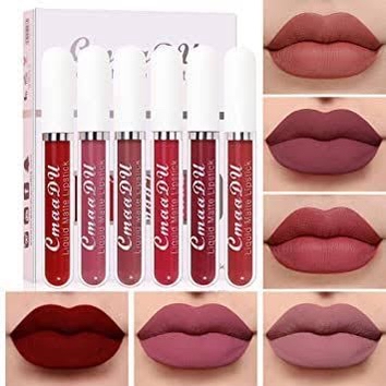 Picture of CmaaDu 6 Pcs Set Liquid Matte Non-stick Cup Waterproof Lipstick Set