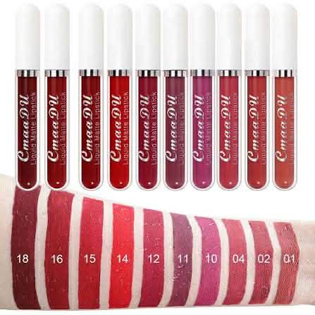 Picture of CmaaDu 6 Pcs Set Liquid Matte Non-stick Cup Waterproof Lipstick Set