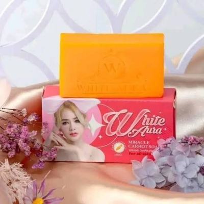 Picture of White aura miracle carrot soap 160gm