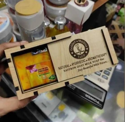 Picture of Premium Saffron Goat Milk Soap 100g