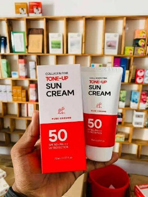 Picture of Collagen pink tone - up sun cream