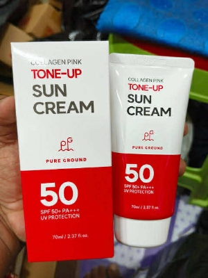 Picture of Collagen pink tone - up sun cream