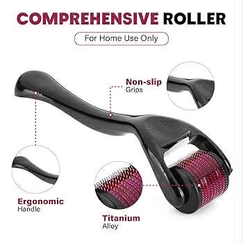 Picture of Derma Roller 540 Titanium Micro Needles for Beard Growth and Hair Loss All Size Avaiable 0.5mm