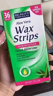 Picture of Beauty Formulas Wax Strips For Face & Bikini Line 36 psc