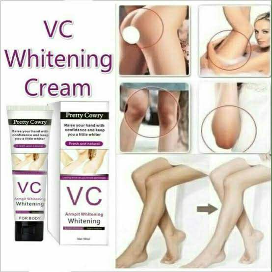 Picture of Pretty cowry VC Underarm Whitening Cream for Bikini Elbow Armpit Knee Dark Area Lightening-50gm