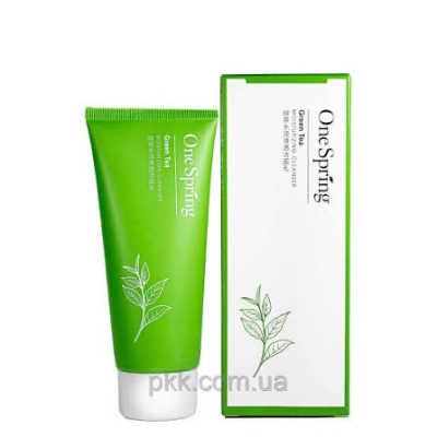 Picture of One Spring Green tea Moisturizing Deep Cleansing Facial Cleanser- 100g