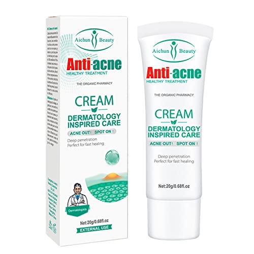Picture of AICHUN BEAUTY Anti-Acne Cream Treats Pimple Clogged Pores Oil Control Reduces Acne Scars Shrinks Pores 20g / 0.68fl.oz