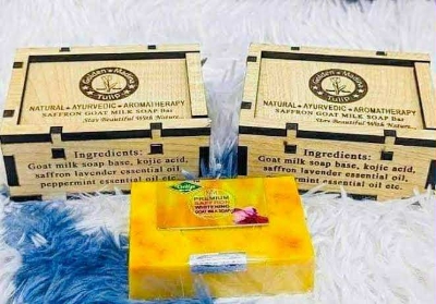 Picture of Premium Saffron Goat Milk Soap 100g (Next lavel cosmic)