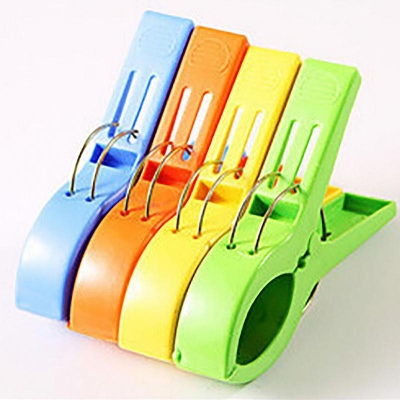 Picture of Big size porda and cloth clip 4 pcs set - Hanger - Multicolor