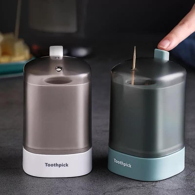 Picture of Multicolor Cute Automatic Toothpick Holder - Oven Cover - Blue