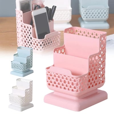 Picture of Organizer Storage desk Storage wallet home office Stand for pens Key box Organizer for documents Stationery Pencil cases - Multicolor