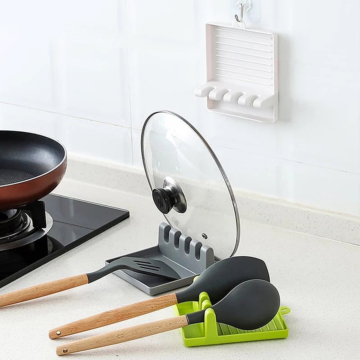 Picture of Spoon Holder, Spoon Set Stand, Spoon Set - Green