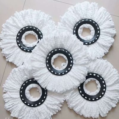 Picture of Microfiber Spin Mop Head Refill_2 Pcs - White