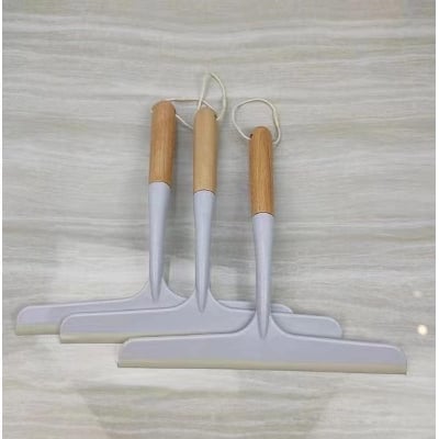 Picture of Glass wiper floor wiper tiles wiper wooden handle hi quality product - Multicolor