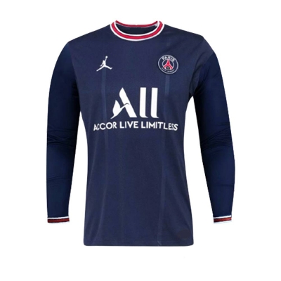 Picture of Paris Saint Germain Club Jersey- PSG Jersey-Full Sleeve Jersey 2021-2022(Navy Blue)