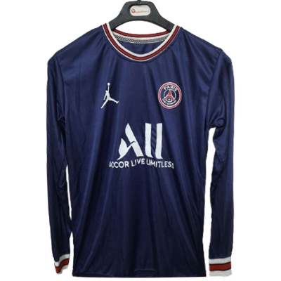 Picture of Paris Saint Germain Club Jersey- PSG Jersey-Full Sleeve Jersey 2021-2022(Navy Blue)