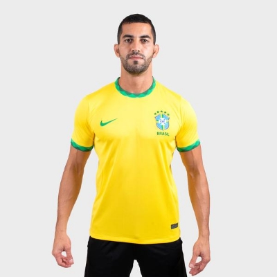 Picture of Brazil Half sleeve jersey 2022 Brazil - Home Jersey for Men(Yellow)