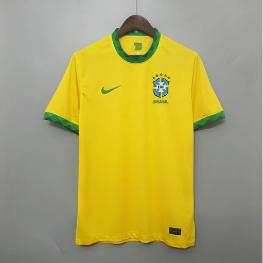 Picture of Brazil Half sleeve jersey 2022 Brazil - Home Jersey for Men(Yellow)