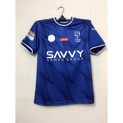 Picture of Al Hilal Jersey (Embroidery) Blue Kit ( Home) 2023/24 - Neymar Jersey - Football - Saudi Club(Blue)