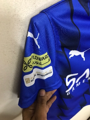 Picture of Al Hilal New Jersey Blue Kit ( Home) (Double Part Print) 2023/24 - Neymar Jersey - Football - Saudi Club(Deep Blue)