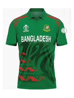 Picture of বাংলাদেশ বিশ্বকাপ জাতীয় ক্রিকেট দলের প্রিমিয়াম জার্সি - bangladesh cricket jersey(Green)