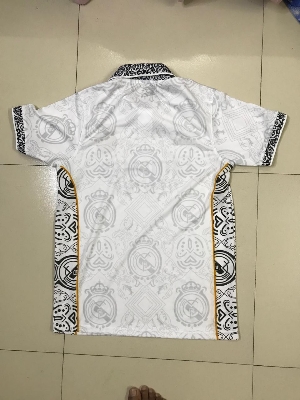 Picture of Real Madrid (With Embroidery) Premium Football Jersey Black 2024(Off White)