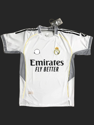 Picture of Real Madrid Home Jersey 25-26  -Premium Half Sleeve  Jersey(White)