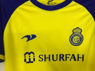 Picture of Al Nassr (With Embroidery)(Rinaldo Club) Saudi Club Premium Football jersey