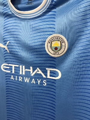 Picture of Manchester City (Embroidery- New Season)) English Premier League Jersey 2023-24 - Home Kit