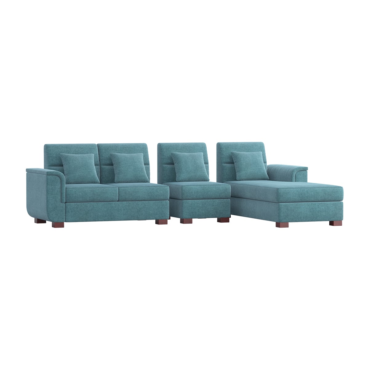 Picture of REGAL PARIS SDC-365-3-1-20 (L SHAPE SOFA SET) (FABRIC-2146)