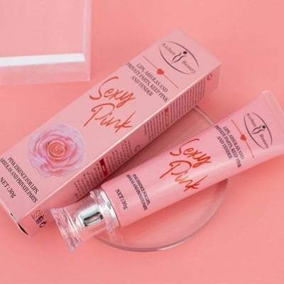 Picture of Pink Areola Whitening Cream Armpit Whitening Cream Elbow Knee Legs Thigh Dark Skin Lightening Private Parts Whitening Gel